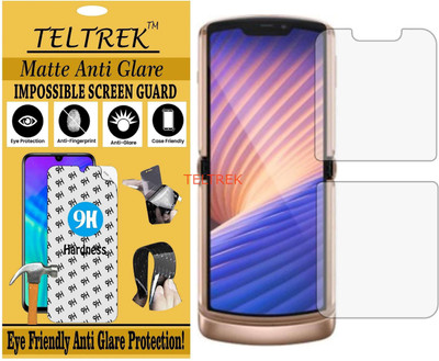 TELTREK Tempered Glass Guard for MOTOROLA RAZR 5G (Matte Flexible Shatterproof)(Pack of 1)