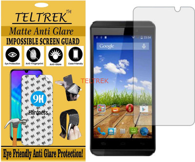 TELTREK Tempered Glass Guard for MICROMAX CANVAS FIRE 2 A104 (Matte Flexible Shatterproof)(Pack of 1)
