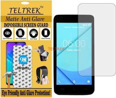 TELTREK Tempered Glass Guard for MICROMAX Q383 (Matte Flexible Shatterproof)(Pack of 1)