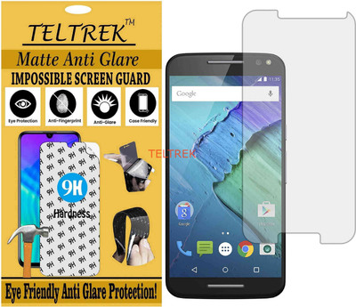 TELTREK Tempered Glass Guard for MOTO X PURE EDITION (Matte Flexible Shatterproof)(Pack of 1)