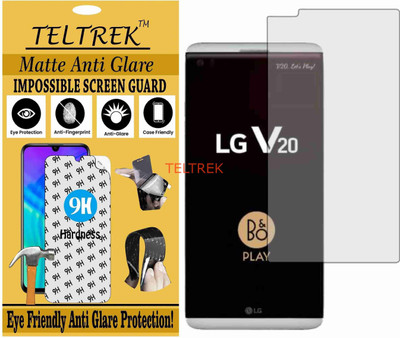 TELTREK Tempered Glass Guard for LG H990DS (V20) (Matte Flexible Shatterproof)(Pack of 1)