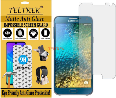 TELTREK Tempered Glass Guard for SAMSUNG E700 (GALAXY E7) (Matte Flexible Shatterproof)(Pack of 1)