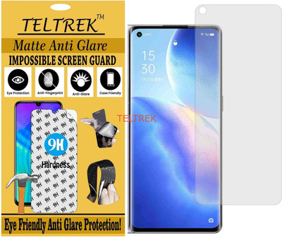 TELTREK Tempered Glass Guard for OPPO RENO5 PRO 5G (Matte Flexible Shatterproof)(Pack of 1)