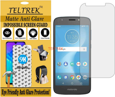 TELTREK Tempered Glass Guard for MOTO E5 CRUISE (Matte Flexible Shatterproof)(Pack of 1)