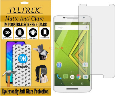 TELTREK Tempered Glass Guard for MOTO X PLAY (Matte Flexible Shatterproof)(Pack of 1)