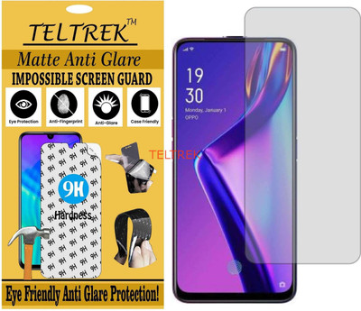 TELTREK Tempered Glass Guard for OPPO K3 (Matte Flexible Shatterproof)(Pack of 1)