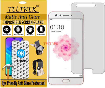 TELTREK Tempered Glass Guard for OPPO F3 PLUS BLACK EDITION (Matte Flexible Shatterproof)(Pack of 1)