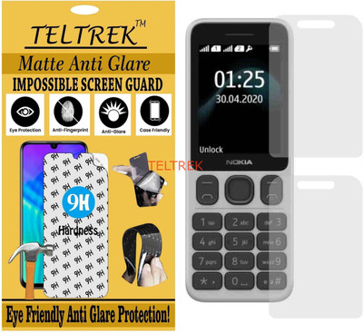 TELTREK Tempered Glass Guard for NOKIA 125DS (Matte Flexible Shatterproof)(Pack of 1)