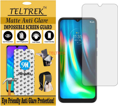 TELTREK Tempered Glass Guard for MOTO G9 (Matte Flexible Shatterproof)(Pack of 1)