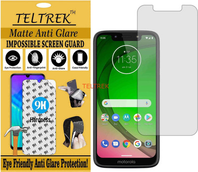 TELTREK Tempered Glass Guard for MOTO G7 PLAY (Matte Flexible Shatterproof)(Pack of 1)