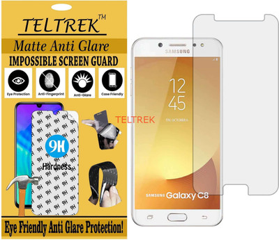 TELTREK Tempered Glass Guard for SAMSUNG C8 (Matte Flexible Shatterproof)(Pack of 1)