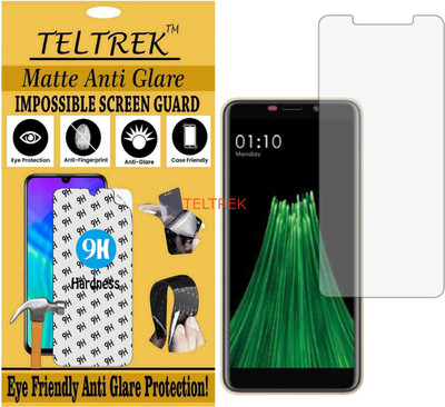 TELTREK Tempered Glass Guard for MOBISTAR C1 (Matte Flexible Shatterproof)(Pack of 1)