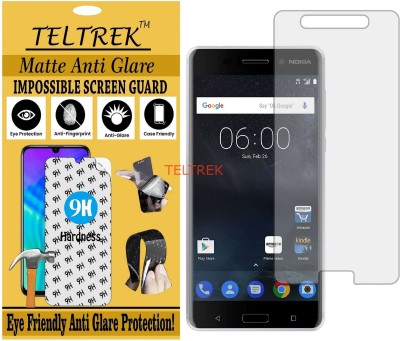 TELTREK Tempered Glass Guard for NOKIA TA-1003 (NOKIA 6) (Matte Flexible Shatterproof)(Pack of 1)