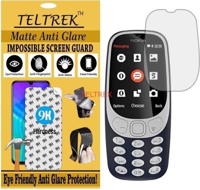 TELTREK Tempered Glass Guard for NOKIA 3310 3G DUAL (Matte Flexible Shatterproof)(Pack of 1)