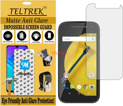 TELTREK Tempered Glass Guard for MOTO E 2ND GEN XT 1527 (Matte Flexible Shatterproof)(Pack of 1)