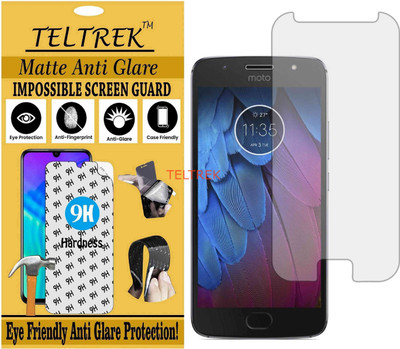 TELTREK Tempered Glass Guard for MOTOROLA XT1795 (MOTO G5S) (Matte Flexible Shatterproof)(Pack of 1)