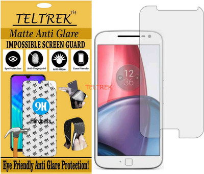 TELTREK Tempered Glass Guard for MOTO G4 PLUS (Matte Flexible Shatterproof)(Pack of 1)