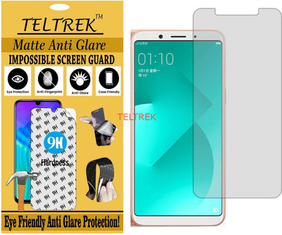 TELTREK Tempered Glass Guard for OPPO CPH1729 (Matte Flexible Shatterproof)(Pack of 1)