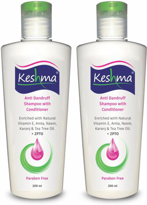 KESHMA SHAMPOO WITH CONDITIONER (200ML * 2 COMBO PACK)(400 ml)