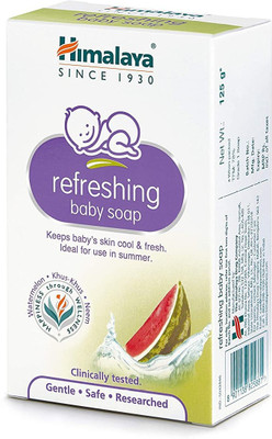HIMALAYA Refreshing Baby Soap, 75g - Pack Of 5(5 x 75 g)