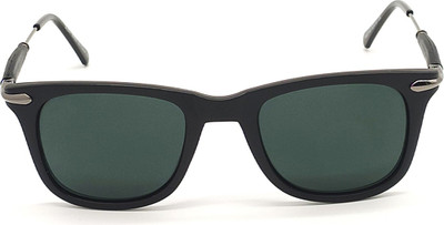 CART2DEAL Retro Square Sunglasses(For Men & Women, Black)