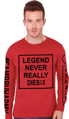 Deccan Store Printed Men Round Neck Red T-Shirt