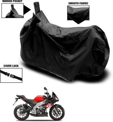 KEDIT Waterproof Two Wheeler Cover for Aprilia(Twin, Black)