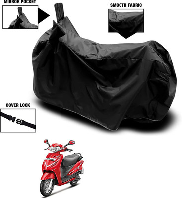 KEDIT Waterproof Two Wheeler Cover for Hero(Duet, Black)