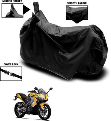 KEDIT Waterproof Two Wheeler Cover for Bajaj(Pulsar, Black)