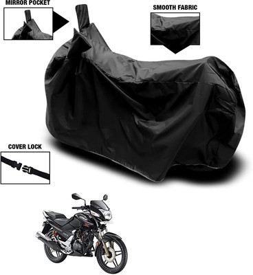 KEDIT Waterproof Two Wheeler Cover for Hero(CBZ, Black)