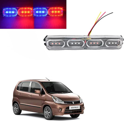 Vagary CAR FLASHING LIGHT WITH DUAL COLOR 111 Brake Light Car, Motorbike LED for Maruti Suzuki (12 V, 55 W)(Zen Estilo, Pack of 1)