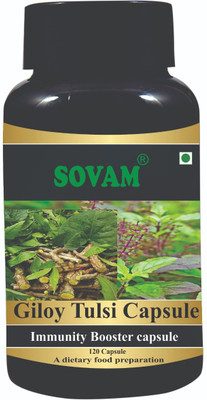 SOVAM giloy tulsi capsules(120 No)