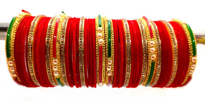 Soniaa Creation Metal, Alloy Chudas(Pack of 46)