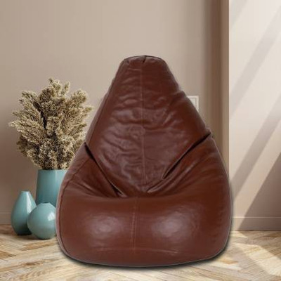 SHIRA 24 XXL (Filled ) Teardrop Bean Bag  With Bean Filling(Tan)