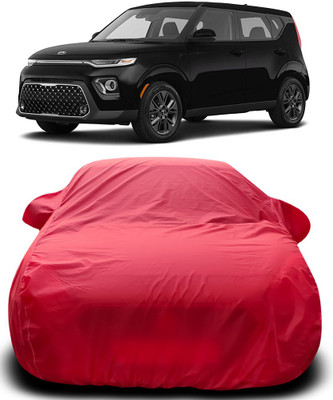 APNEK Car Cover For Kia Soul (With Mirror Pockets)(Red)