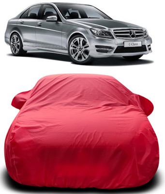 APNEK Car Cover For Mercedes Benz C220 (With Mirror Pockets)(Red)