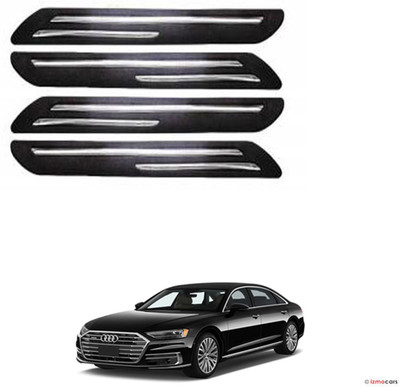 RONISH Silicone Car Bumper Guard(Black, Pack of 4, Audi, A8)