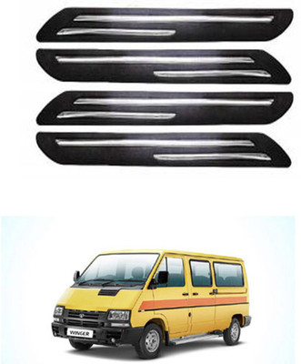 RONISH Rubber Car Bumper Guard(Black, Pack of 4, Tata, Winger)