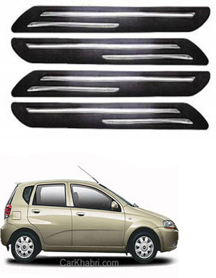 RONISH Rubber Car Bumper Guard(Black, Pack of 4, Chevrolet, Universal For Car)