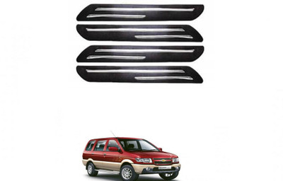 RONISH Silicone Car Bumper Guard(Black, Pack of 4, Chevrolet, Tavera)