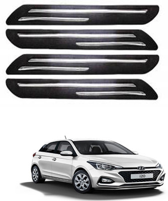 RONISH Silicone Car Bumper Guard(Black, Pack of 4, Hyundai, i20)