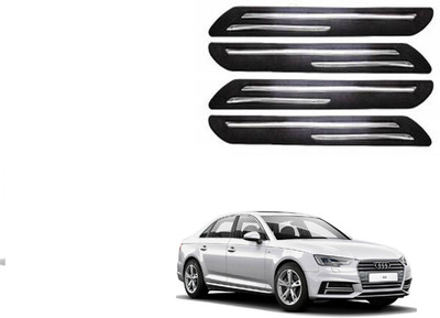 RONISH Rubber Car Bumper Guard(Black, Pack of 4, Audi, A4)