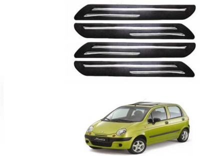 RONISH Silicone Car Bumper Guard(Black, Pack of 4, Chevrolet, Matiz)