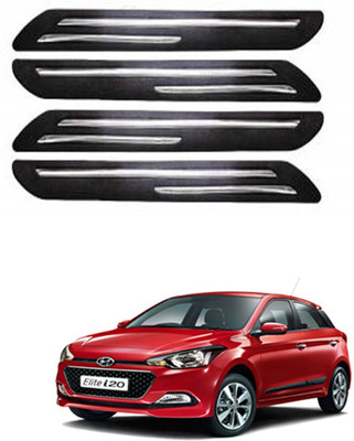 RONISH Silicone Car Bumper Guard(Black, Pack of 4, Hyundai, Elite i20)