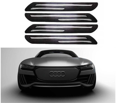 RONISH Silicone Car Bumper Guard(Black, Pack of 4, Audi, Universal For Car)