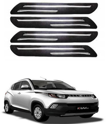 RONISH Silicone Car Bumper Guard(Black, Pack of 4, Mahindra, KUV100)