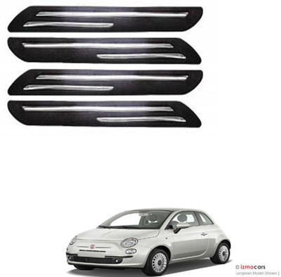 RONISH Silicone Car Bumper Guard(Black, Pack of 4, Fiat, Universal For Car)