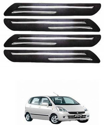RONISH Silicone Car Bumper Guard(Black, Pack of 4, Maruti, Zen)