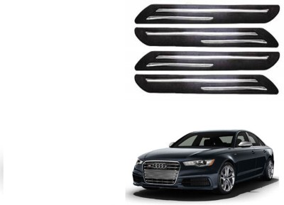 RONISH Rubber Car Bumper Guard(Black, Pack of 4, Audi, S6)