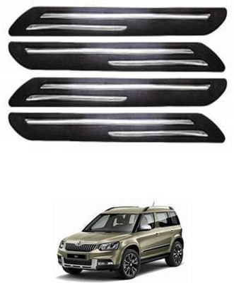 RONISH Rubber Car Bumper Guard(Black, Pack of 4, Skoda, Yeti)